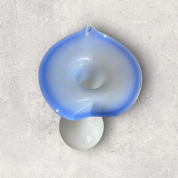 VINTAGE Jack In The Pulpit Cased Art Glass Vase - Picture 2 of 6